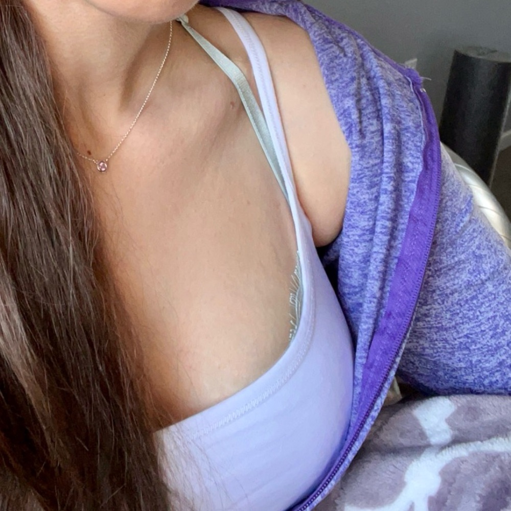 Eve Purple Heathered Jacket